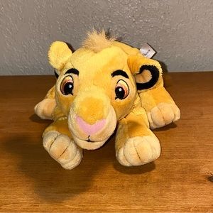 Disney Parks Authentic The Lion King Baby Simba Plush. Approx 12” lying flat.